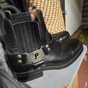 Men's piston motorcycle boots
